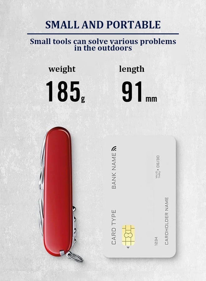 Swiss Army Swiss Army Knife, a portable multi-functional tool, a portable tool with 33 functions, suitable for various scenarios such as outdoor activities, rock climbing, and other outdoor adventures.  - Image 4