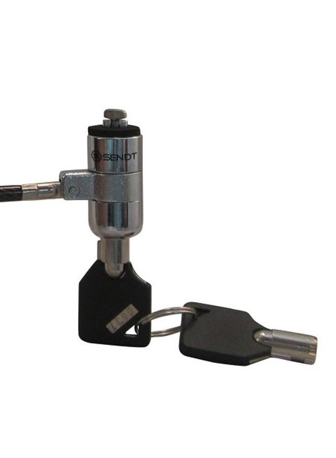 Sendt Black Notebook/Laptop Keyed Lock Security Cable - Image 3