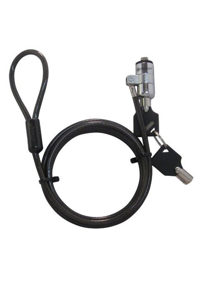 Sendt Black Notebook/Laptop Keyed Lock Security Cable - Image 1