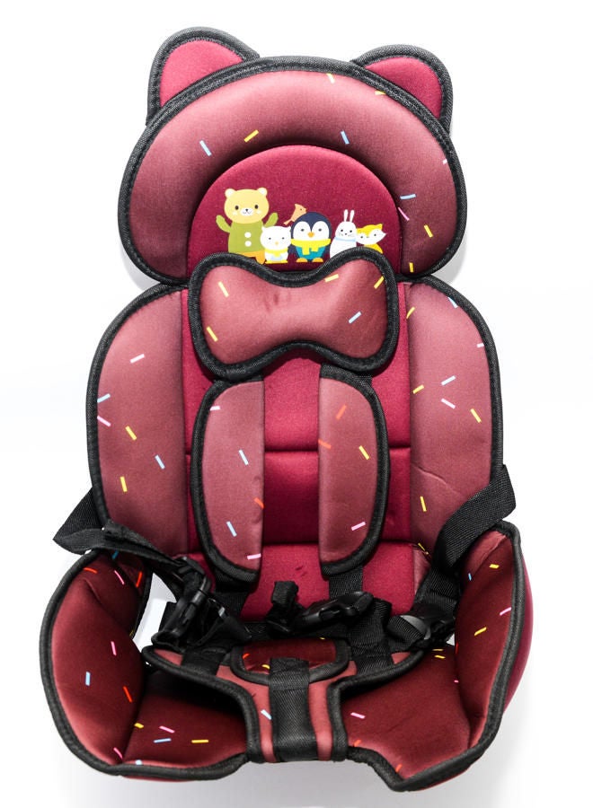 Baby Car Seat - Bear Maroon - Image 2