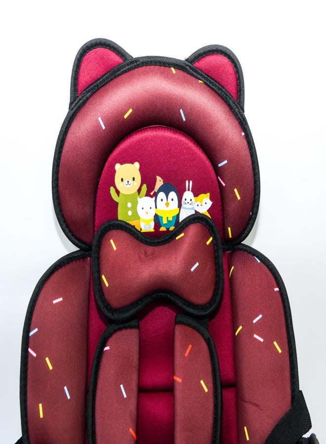Baby Car Seat - Bear Maroon - Image 3
