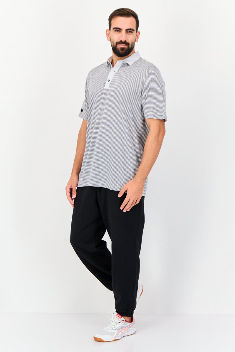 Greg Norman Men Sportswear Fit Short Sleeve Golf Polo Shirt, Multicolor  - Image 3