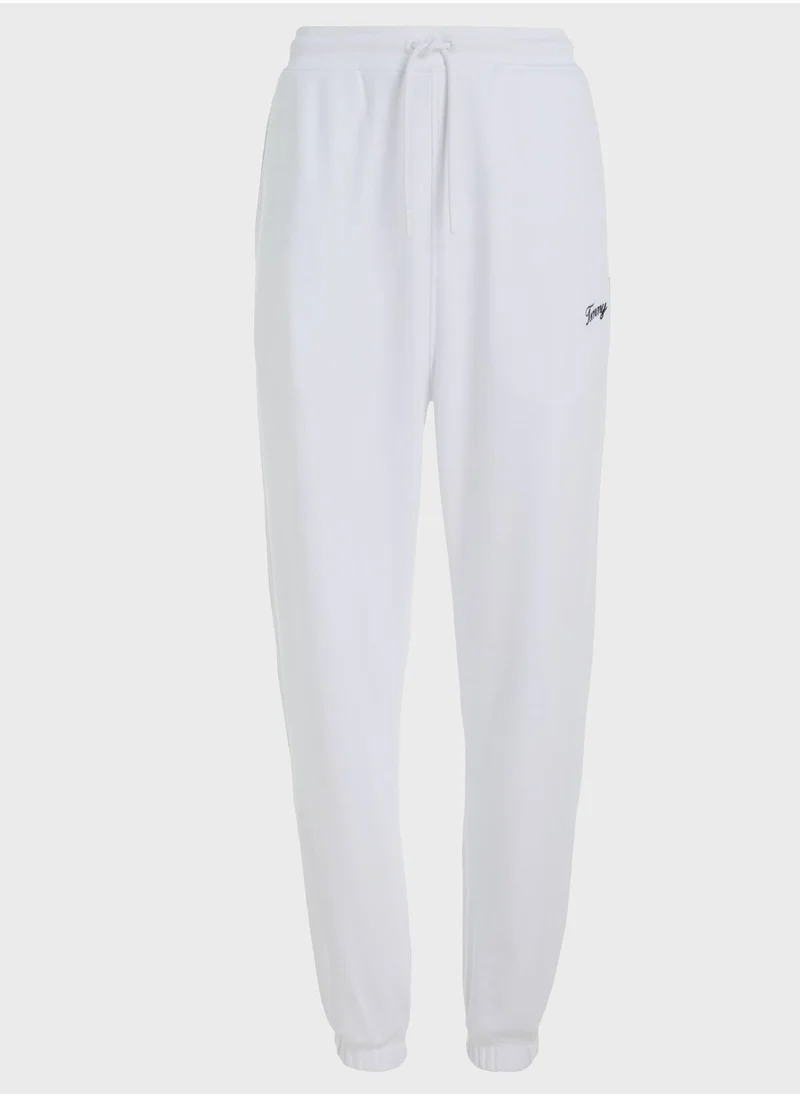TOMMY JEANS High Waist Logo Sweat Pants