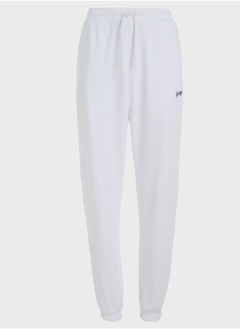 TOMMY JEANS - High Waist Logo Sweat Pants - Image 1