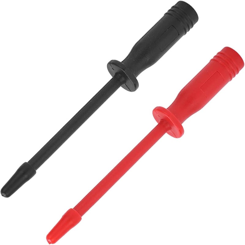 Piercing Multimeter Test Hook, 2PCS with 4mm Connector, Insulation Test Needle - High Safety Insulation, Stainless Steel Piercing, Ideal for Car Repair and Circuit Testing - Image 5