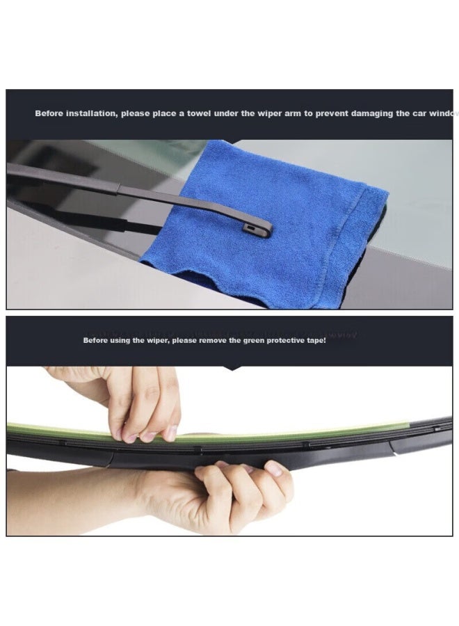 Aoming Bmw 5 Series [2018 Original Windshield Wiper Blade Rubber Strip Frameless Wiper For Bmw 5 Series - Image 2