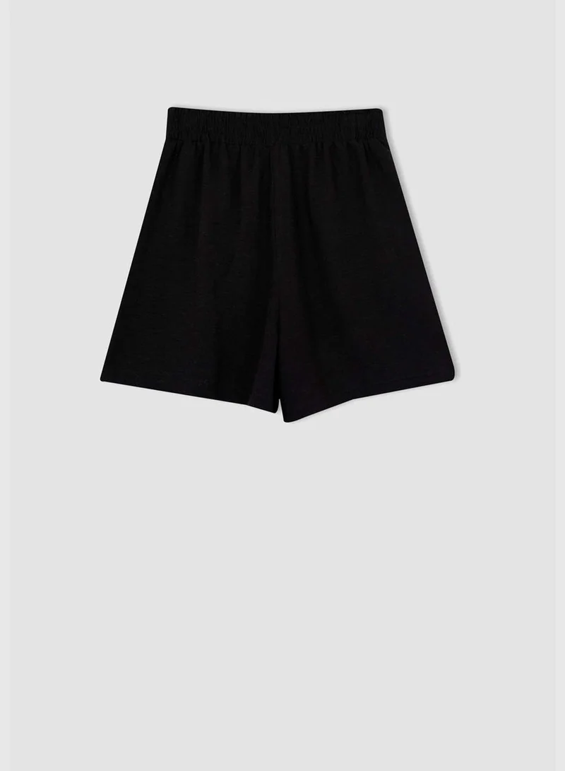 DeFacto Relax Fit Elasticated Waist Mini Short