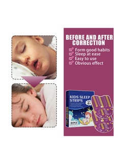 Jaysuing Kids Sleep Strips for Assist Child to Sleep,Prevent Mouth Opening and Prevent Snoring  - Image 2