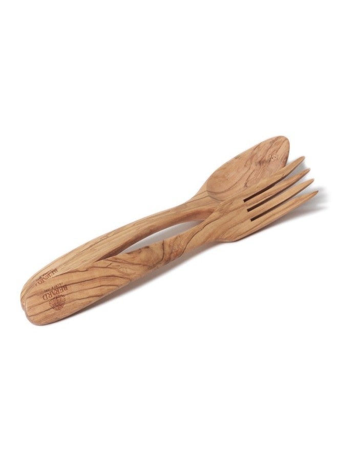 Berard 02774 French Olive-Wood Handcrafted Salad-Server Set, 12 Inch - Image 1