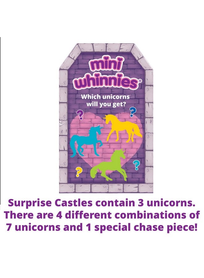 Breyer Breyer Horses Mini Whinnies Castle Surprise | 3 Unicorns | Random Assortment | 1:64 Scale | Unicorns Measure 2" x 1.5" | Model #7848 - Image 4