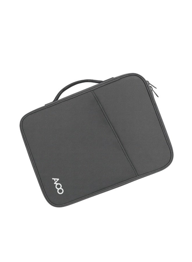 AVOO Padded tablet sleeve with a modern grey design that protects your device from shocks and scratches. - Image 1
