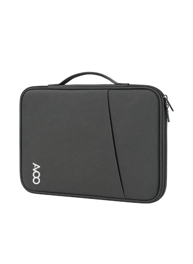 AVOO Padded tablet sleeve with a modern grey design that protects your device from shocks and scratches. - Image 2