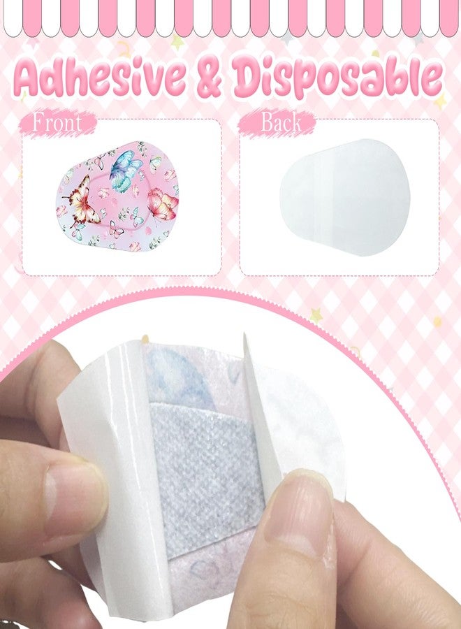 CoolShef 40Pcs Eye Patch for Kids Girls | 8 Styles Adhesive Eye Patches for Lazy Eye | Breathable Eyepatch for Amblyopia Light Blocking - Image 4