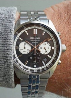 Seiko Chronograph Quartz Stainless Steel Men's Watch SSB429P1  - Image 4
