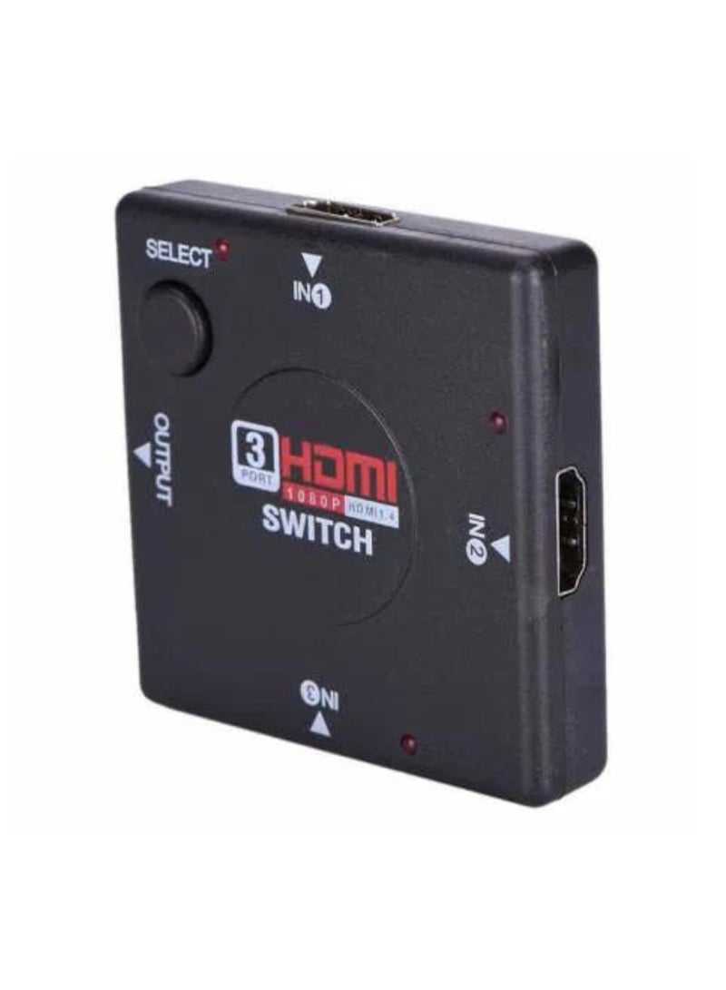 4 Port HDMI Switch 4 in 1 out switcher box port splitter 1080P  - Image 1