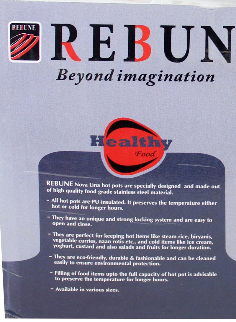 ريبون قدر تسخين ستانلس ستيل 5000 مل فضي/ذهبي - Image 2