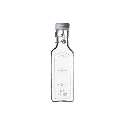 Kilner Premium 300ml Airtight Square Glass Oil Bottle with Clip Top Lid for Vinegar, Water, Dressings & Kitchen Pantry Use | Reusable Multipurpose Kitchen Storage Container - Image 4