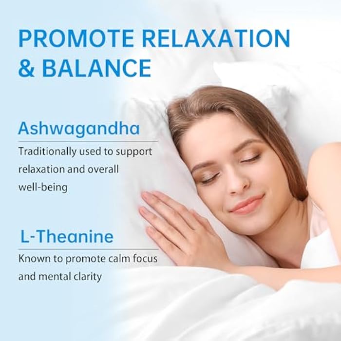 Natener 320mg Quad Magnesium & 200mg Alpha GPC & 440mg Ashwagandha + L-Theanine - Support Memory, Focus, Attention & Relaxation* | Magnesium Glycinate/Threonate/Citrate/Malate - 60 Capsules - Image 2