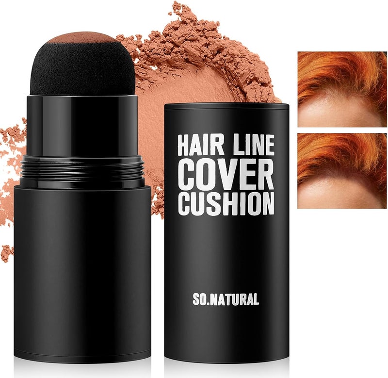 Boobeen Hair Touch Up Powder Stick Instant Hair Root Concealer with Sponge Thinning Grey Cover Powder