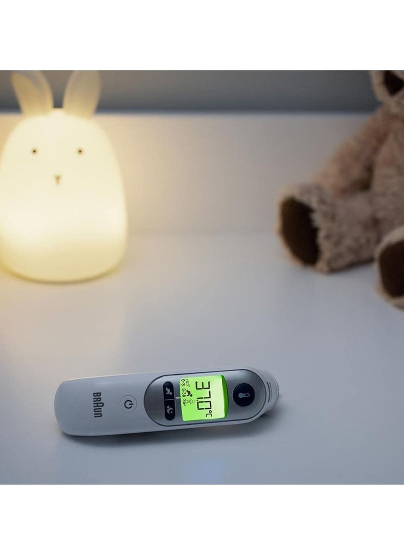 BRAUN ThermoScan 7+ Ear thermometer with Age Precision and Night Mode IRT 6525, White  - Image 4