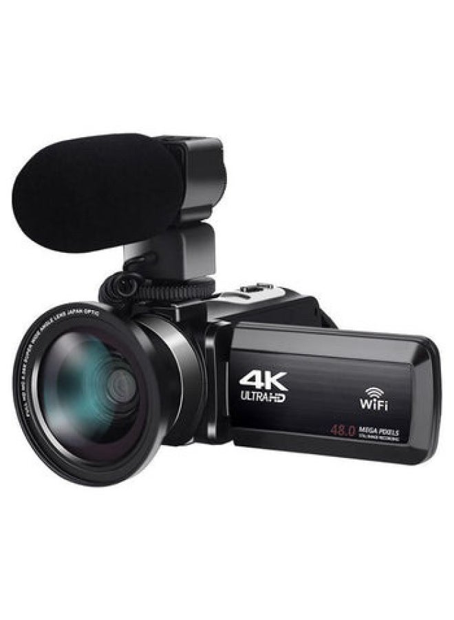 Generic Products 4K Camera Suitable For 48MP HD Digital Camera Video Recorder With Microphone Touch Screen-Body Color:64GBSD Card  - Image 2