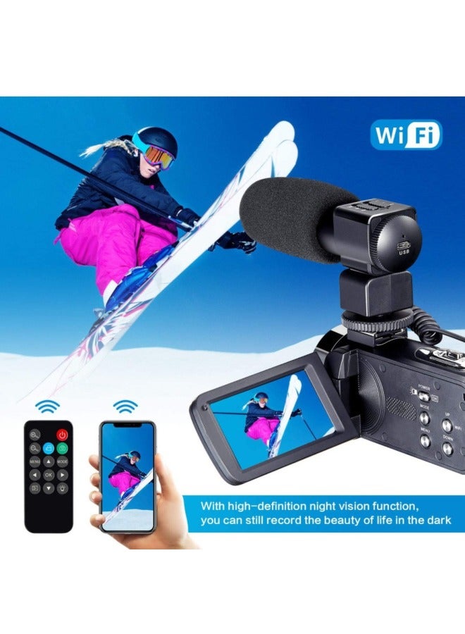 Generic Products 4K Camera Suitable For 48MP HD Digital Camera Video Recorder With Microphone Touch Screen-Body Color:64GBSD Card  - Image 5