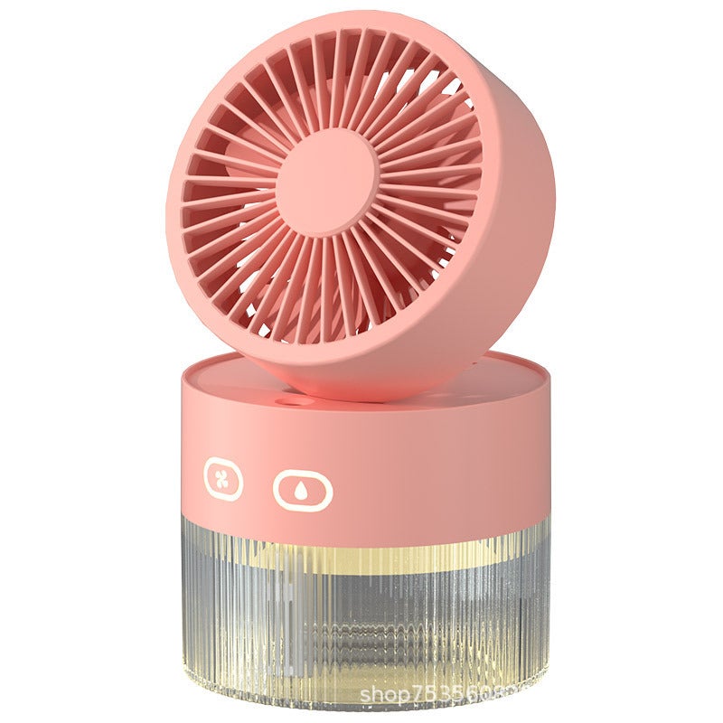 USB Desktop Fan with Spray Foldable Mini Humidifying Fan - 3-in-1 Portable Cooling Solution for Home Office Camping - Image 4