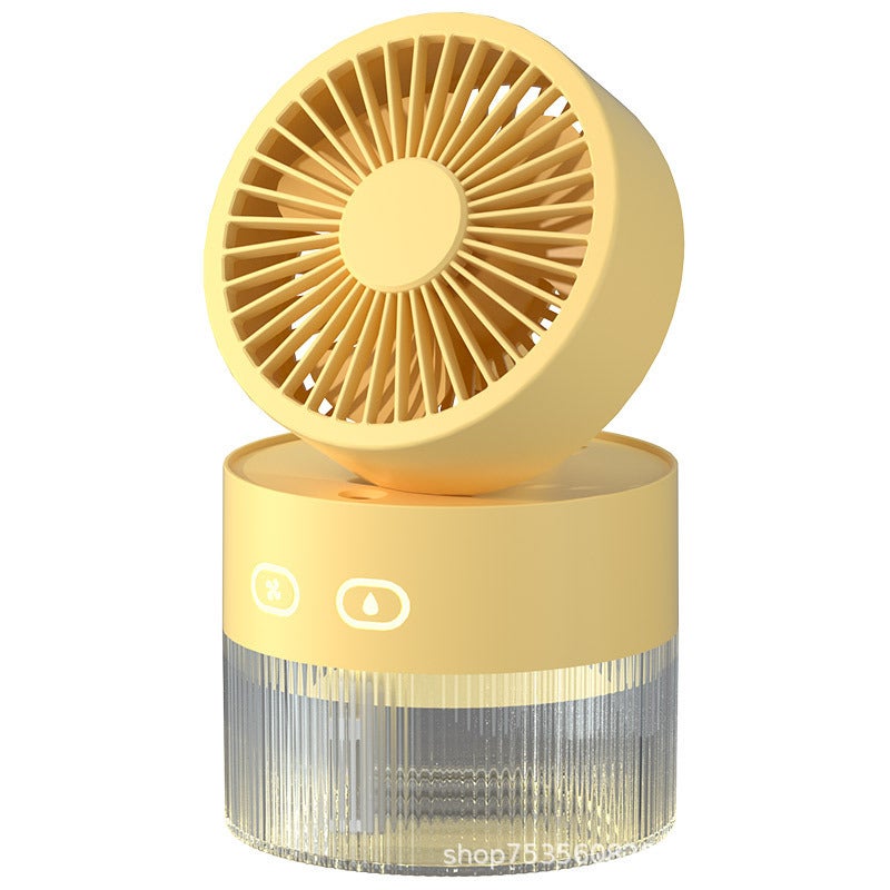USB Desktop Fan with Spray Foldable Mini Humidifying Fan - 3-in-1 Portable Cooling Solution for Home Office Camping - Image 3
