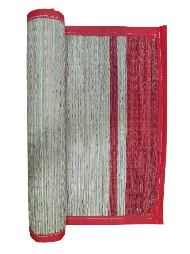 BHAKTI 2 SHAKTI MAKING WORSHIP SPECIAL BHAKTI 2 SHAKTI MAKING WORSHIP SPECIAL Bhakti2Shakti Handmade Kusha Grass Pooja Aasan 4 Border Sitting Floor Mats Kushaasan Ecofriendly mat 21 Pieces - Image 5