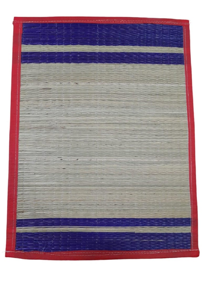 BHAKTI 2 SHAKTI MAKING WORSHIP SPECIAL BHAKTI 2 SHAKTI MAKING WORSHIP SPECIAL Bhakti2Shakti Handmade Kusha Grass Pooja Aasan 4 Border Sitting Floor Mats Kushaasan Ecofriendly mat 21 Pieces - Image 3