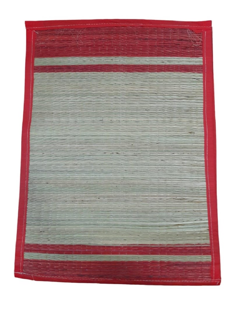 BHAKTI 2 SHAKTI MAKING WORSHIP SPECIAL BHAKTI 2 SHAKTI MAKING WORSHIP SPECIAL Bhakti2Shakti Handmade Kusha Grass Pooja Aasan 4 Border Sitting Floor Mats Kushaasan Ecofriendly mat 21 Pieces - Image 1