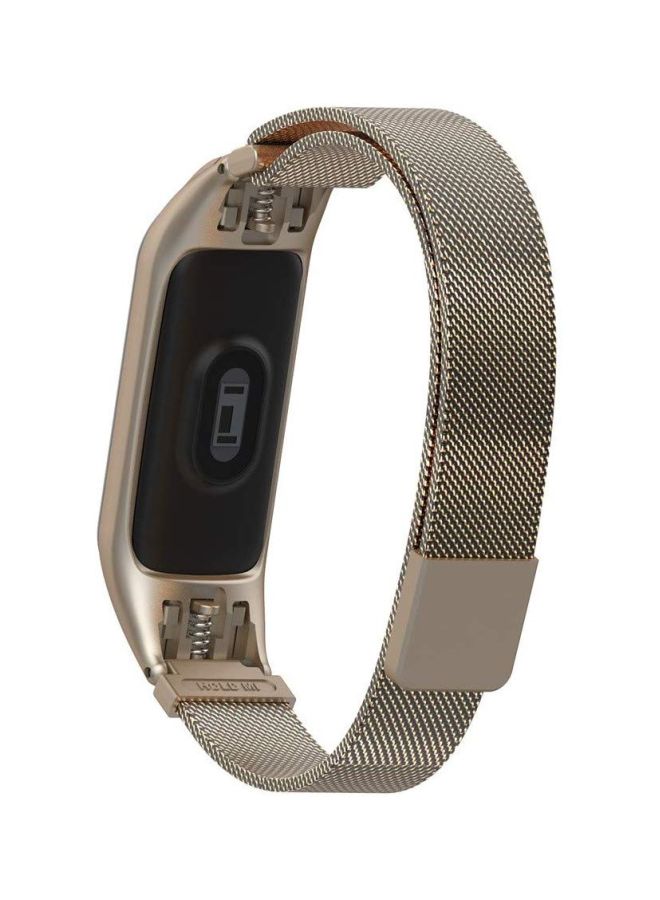VINSOC Replacement Strap For Xiaomi Mi Band 4 Gold - Image 5