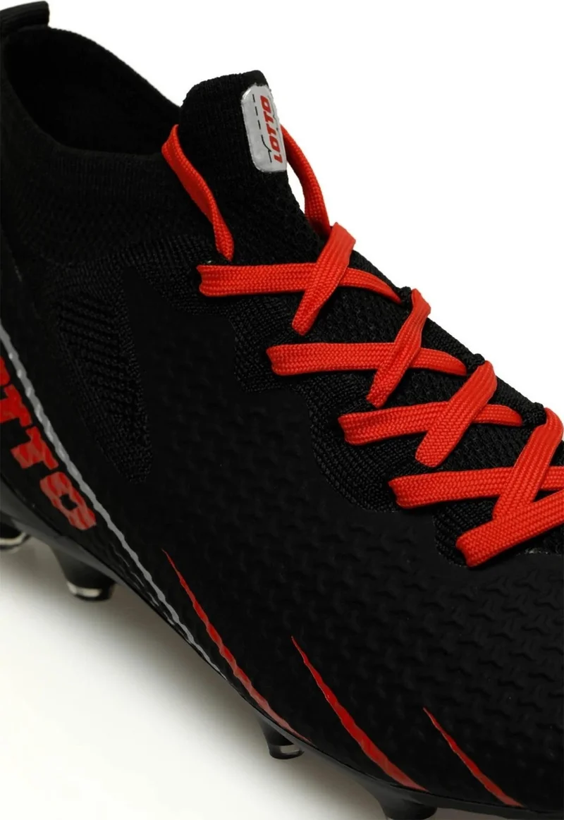 LOTTO Veloce Fg 4Fx Men's Football Boots - Black-Red