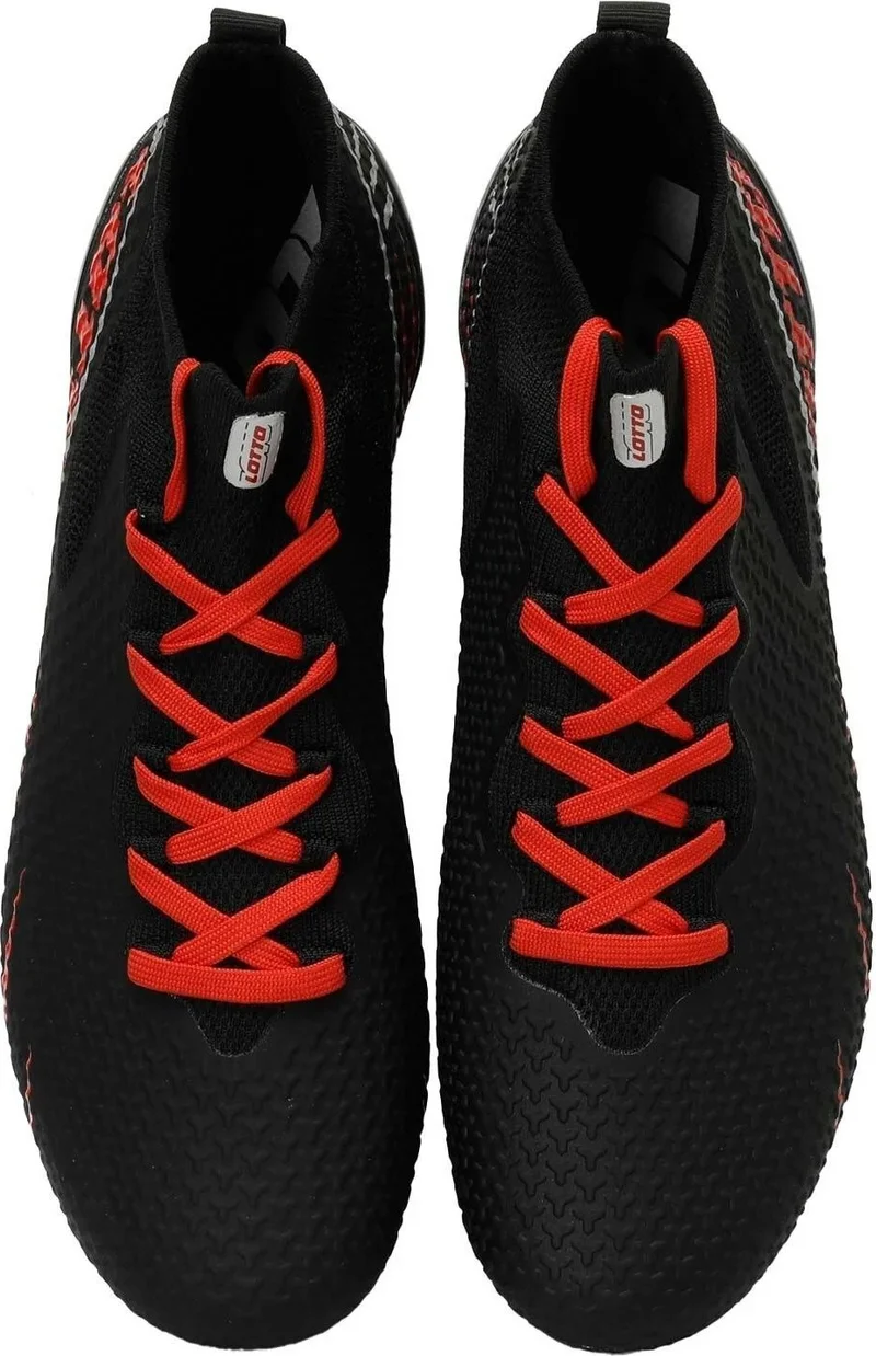 LOTTO Veloce Fg 4Fx Men's Football Boots - Black-Red