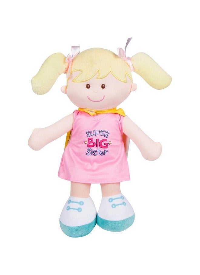 MartLoop - Super Big Sister Doll With Cape And I Am A Big Sister Book By Carolyn Jayne Church Gift Set Bundle - Image 1