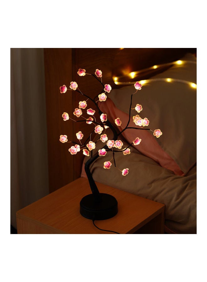 NIBEMINENT Lantern Led Copper Wire Plum-Black Tree Lights white 33*4*17cm - Image 1