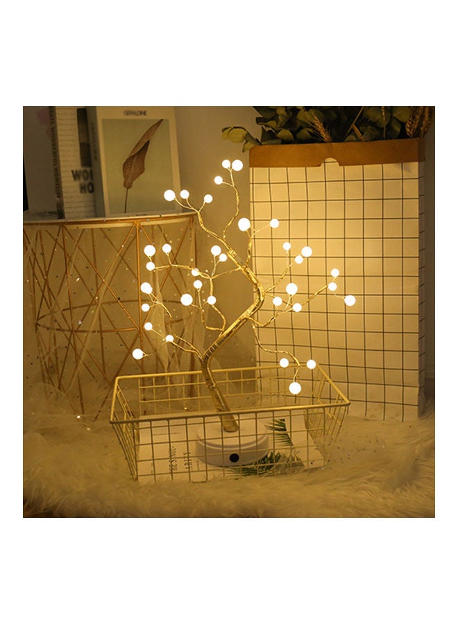 NIBEMINENT Lantern Led Copper Wire Plum-Black Tree Lights white 33*4*17cm - Image 2