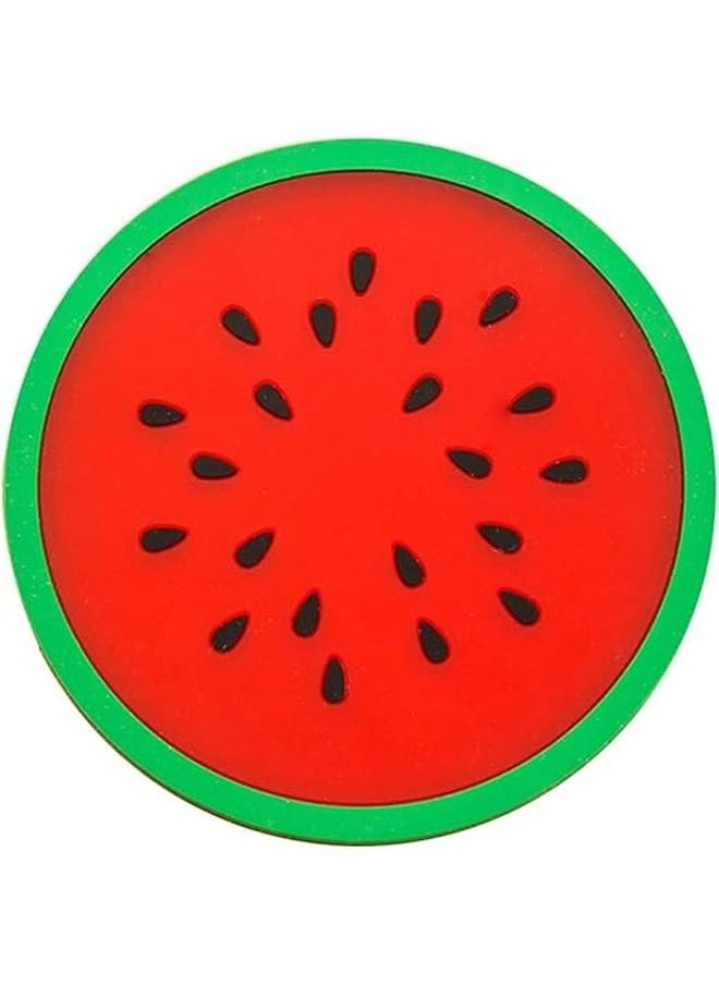 Generic - Silicone Fruit Shaped Coasters 9 CM - 5 Pieces Random Shapes - Image 1