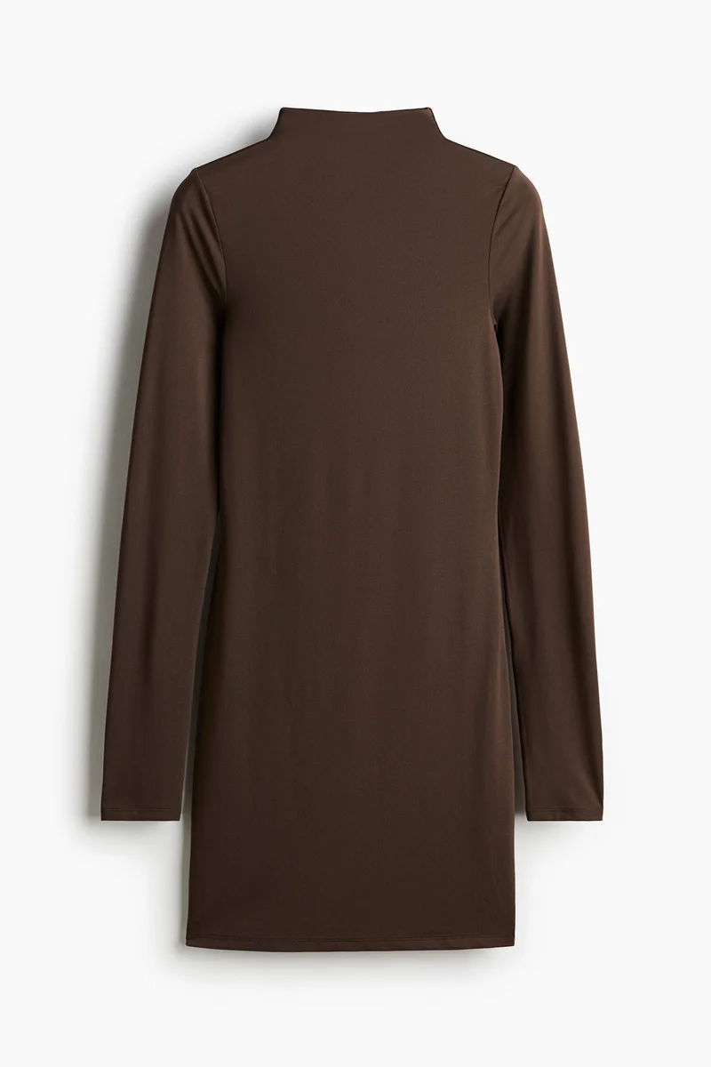 Turtleneck mini dress