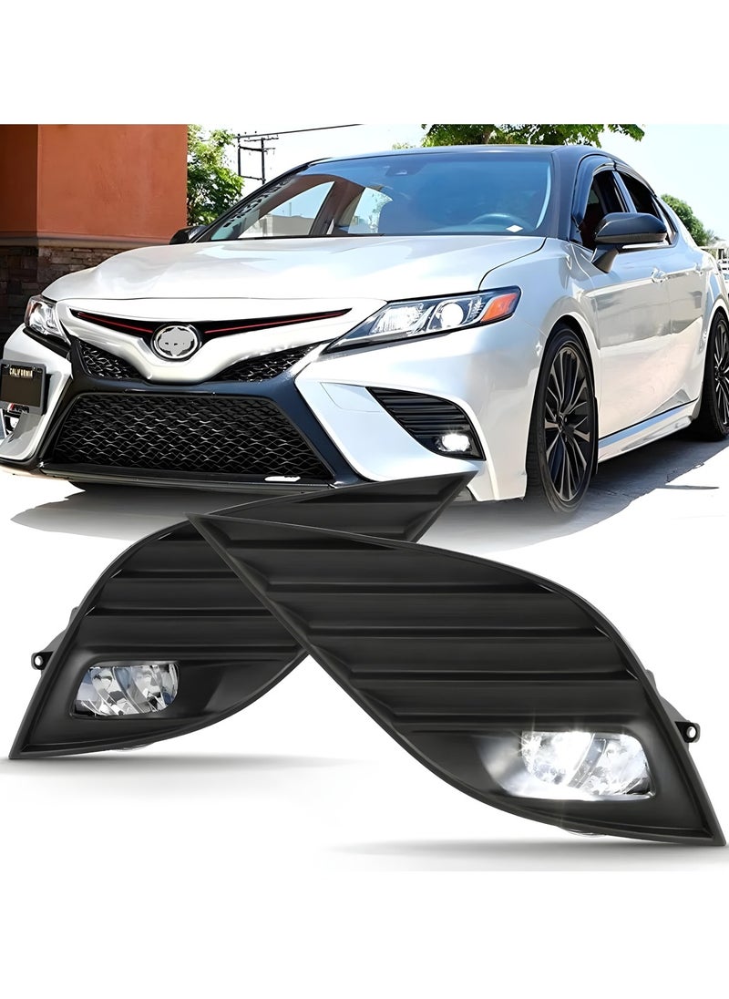 Generic - LED Fog Light Kit with Shutter Style Covers and Wiring Harness - Weatherproof and Impact Resistant - Image 1