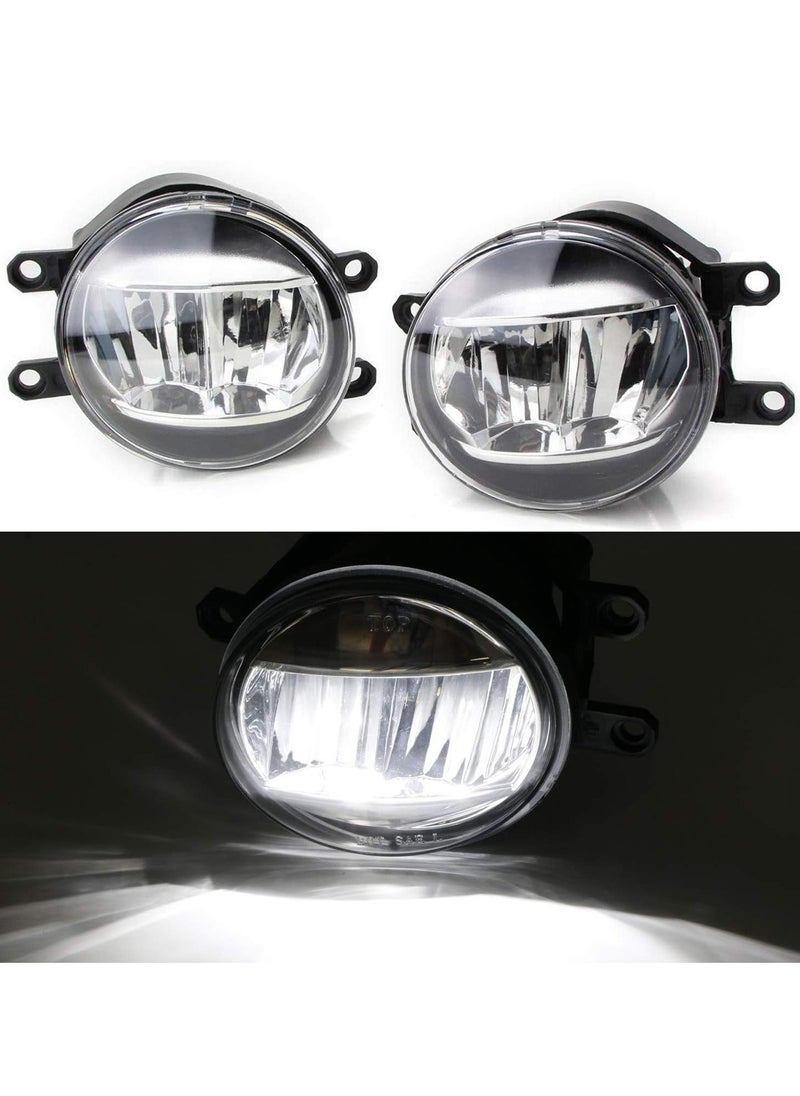 Generic - LED Fog Light Kit with Shutter Style Covers and Wiring Harness - Weatherproof and Impact Resistant - Image 1