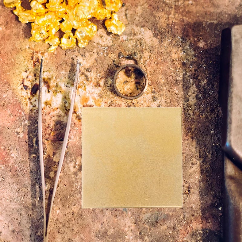 4 قطع من الألواح النحاسية بسماكة 0.5 مم، صفائح متعددة الاستخدامات للحرف اليدوية DIY والأعمال الكهربائية - Image 5