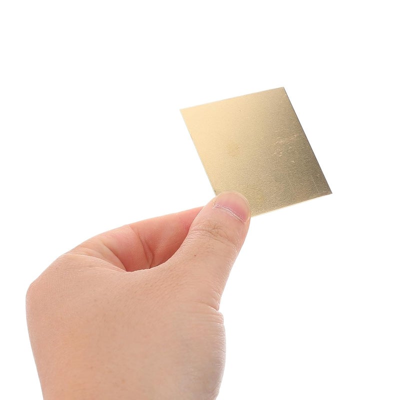 4 قطع من الألواح النحاسية بسماكة 0.5 مم، صفائح متعددة الاستخدامات للحرف اليدوية DIY والأعمال الكهربائية - Image 4