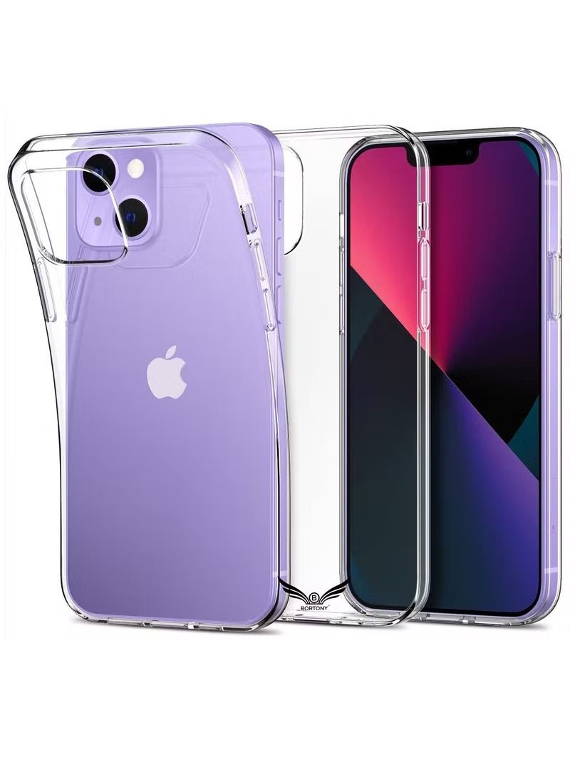 IAF iPhone 14 Case Ultra [Slim Thin] Scratch Resistant TPU Rubber Soft Silicone Protective Crystal Clear Case Cover for iPhone 14 (Clear) - Image 1