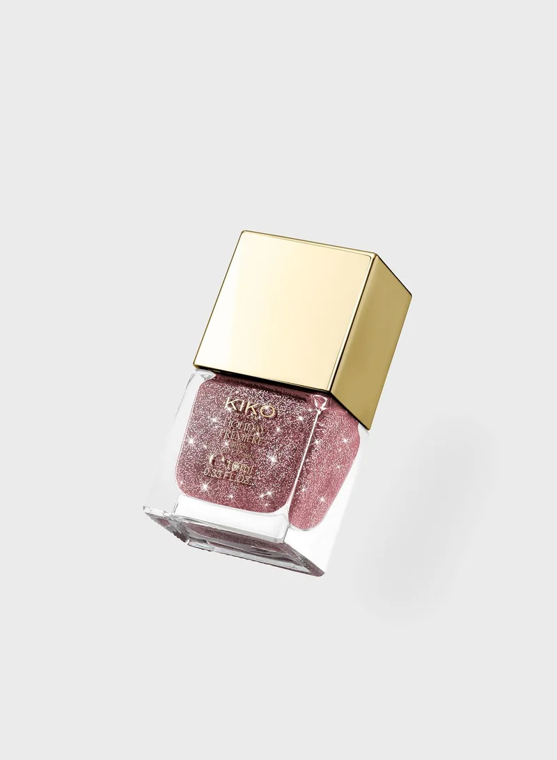 KIKO MILANO Glittery Nail Lacquer 01 - Precious Silver