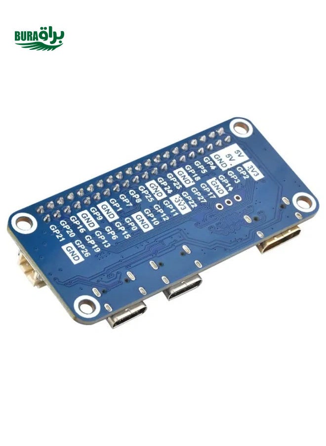 Waveshare 25506 RP2040-PiZero Development Board, Based On Raspberry Pi RP2040, 264KB SRAM And 16MB