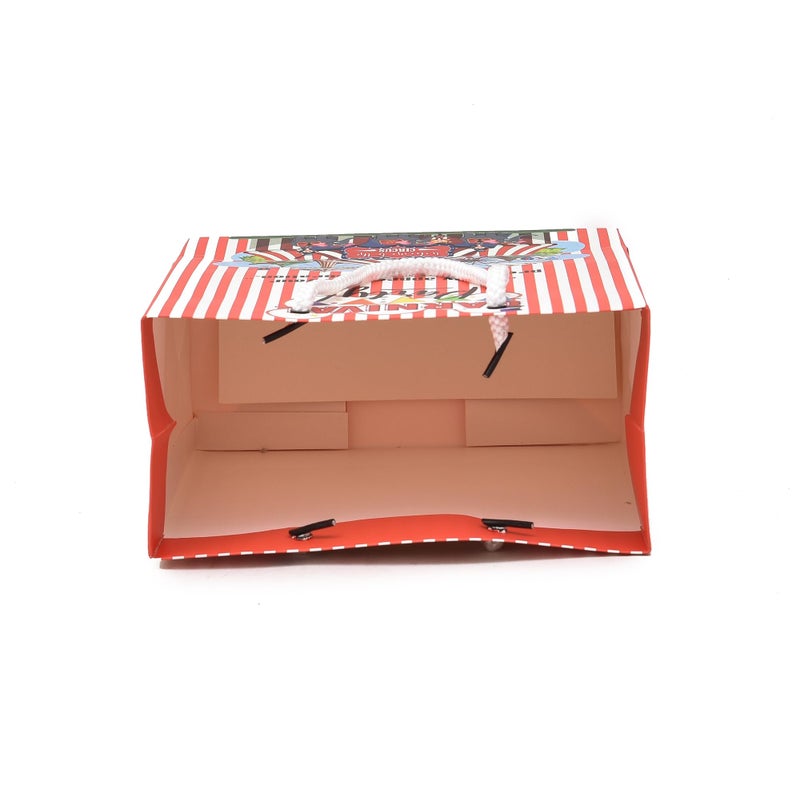 PPJ ® -HAPPY BIRTHDAY (CARNIVAL THEME) PARTY (30 Pcs.) PAPER CARRY BAG, 10 Inch X 8 Inch X 4 Inch RETURN GIFT/HAPPY BIRTHDAY/RETURN GIFTS/GIFTS/GIFT BAGS/GIFT COVERS (Pack of 30) - Image 5