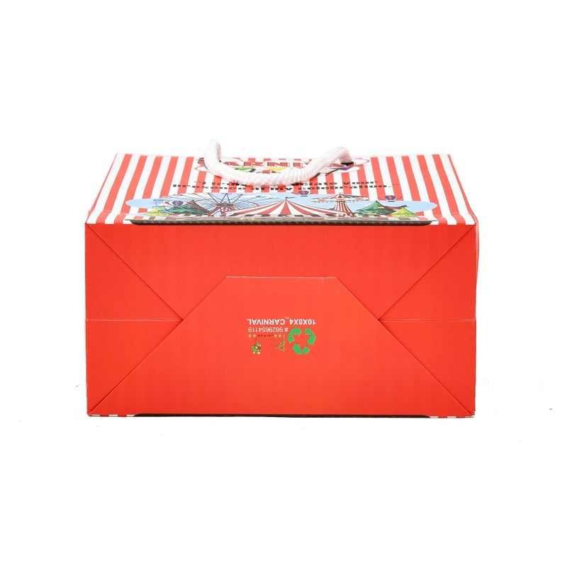 PPJ ® -HAPPY BIRTHDAY (CARNIVAL THEME) PARTY (30 Pcs.) PAPER CARRY BAG, 10 Inch X 8 Inch X 4 Inch RETURN GIFT/HAPPY BIRTHDAY/RETURN GIFTS/GIFTS/GIFT BAGS/GIFT COVERS (Pack of 30) - Image 4