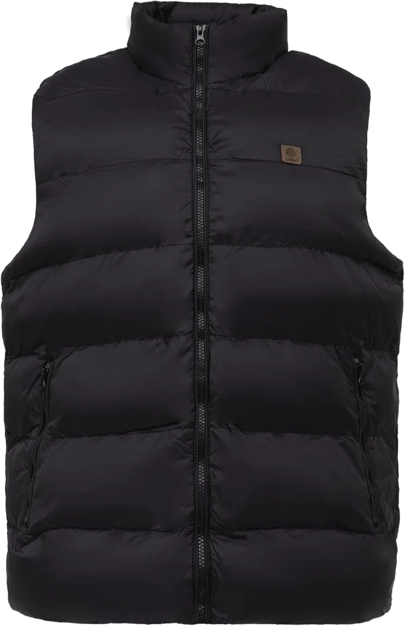 سيدرو Black Puffer Vest for Men