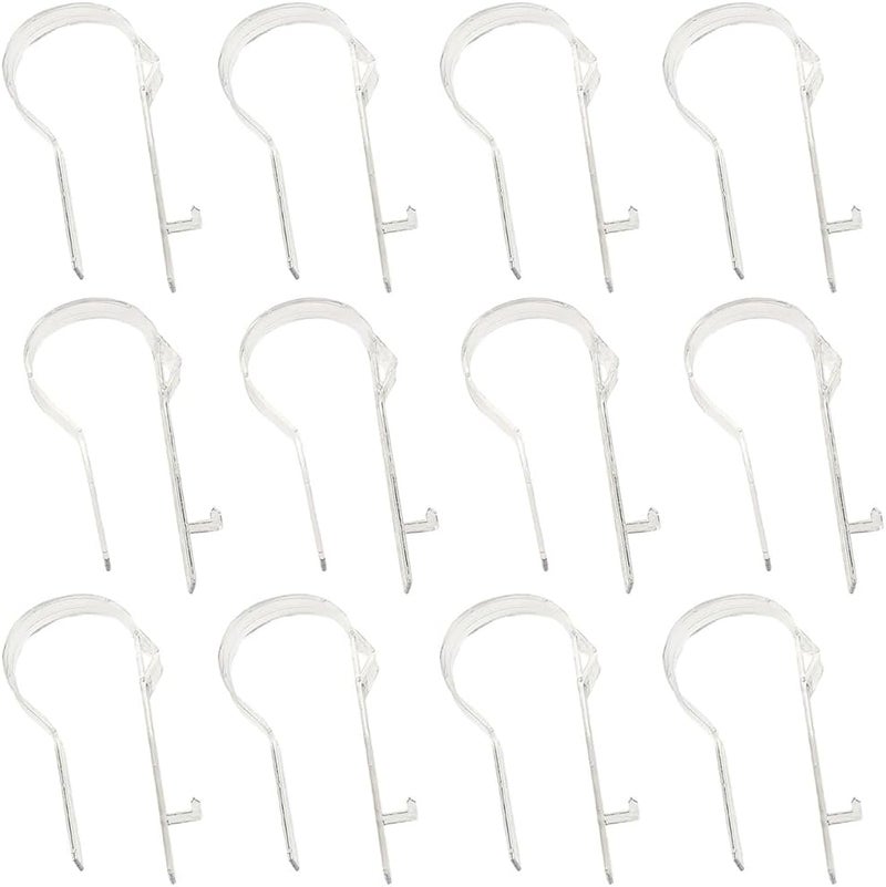Fun Express 12 Pack Clear Pew Clips for Bows and Decorations - Wedding and Event Accessories - Image 1